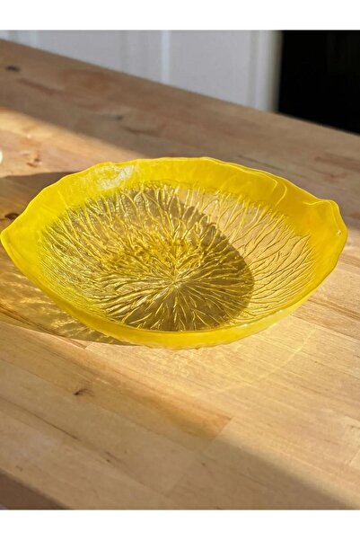 LC Waikiki Leaf Shaped Glass Bowl 30 cm (S6)