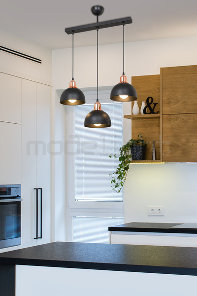 Allians Şık 3'lü sıralı avize, modern tasarım, çeşitli alanlarda kullanıma uygun