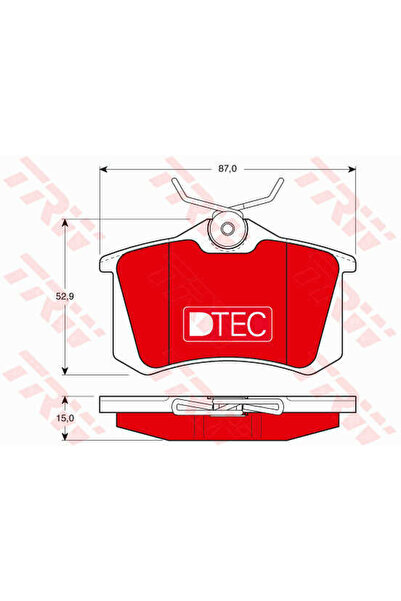TRW Brake pad set, disc brake GDB823DTE