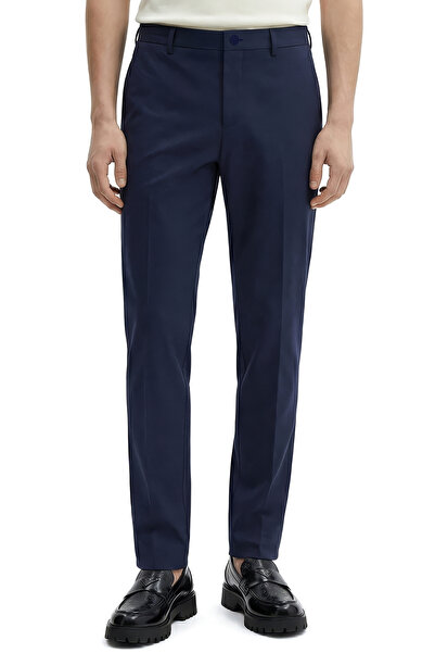 ANTHONY JACKSON Plain Fabric Slim Fit Classic Men's Trousers Rafael