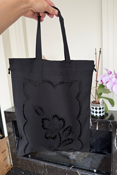 QBR Home Țesătură multifuncțională cu găuri brodate pentru broderie Ç geantă ...