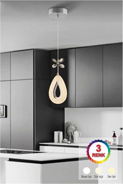 Allians Modern 3 Renk LED Damla Modeli, Beyaz, Sarı, Günışığı, Şık ve Enerjik