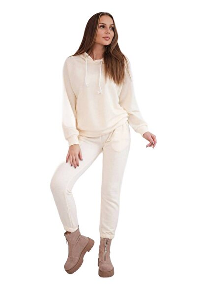 Kesi Komplet dresowy z kapturem ecru