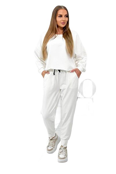 Kesi Komplet 2-częściowy bluza + spodnie ecru