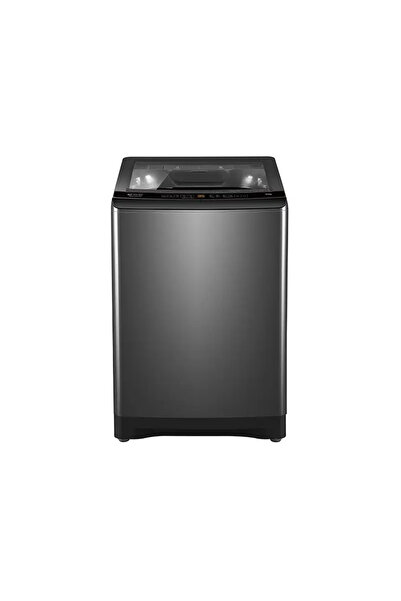 General Supreme Automatic Washing Machine Top Load 10 KG, 9 Programs, Dark Gray