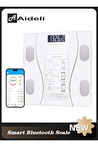 Aideli ميزان وزن ذكي بتقنية البلوتوث