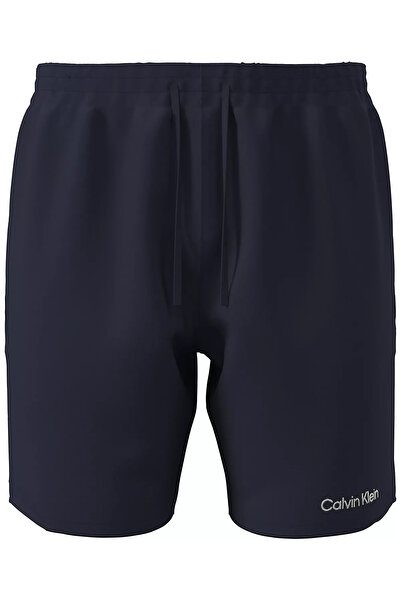 Calvin Klein Erkek Logo Detaylı Hızlı Kuruyan Kumaşlı Lacivert Deniz Şortu LV...