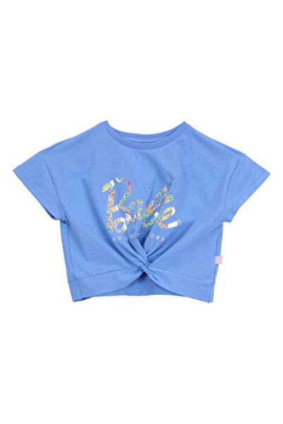 Barbie Baskılı Eflatun Kız Çocuk T-Shirt BRB6SG-TST6003