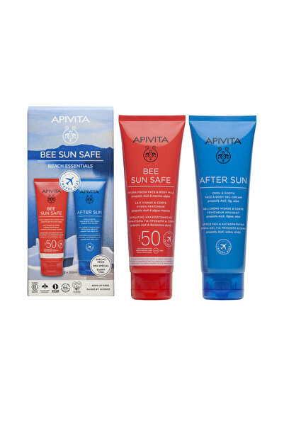 Apivita Bee Sun Safe Hydra Fresh Milk Spf50 Karton 2 Stück 2 pz