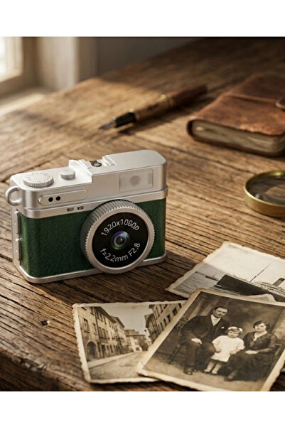 eco port Mini 4K Ultra HD Dijital Kamera 1080P Video IPS Ekran Cep Boy Taşına...