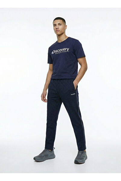 Discovery Expedition D6SM-EA3716 Lacivert Relaxed Düz Erkek Eşofman Altı