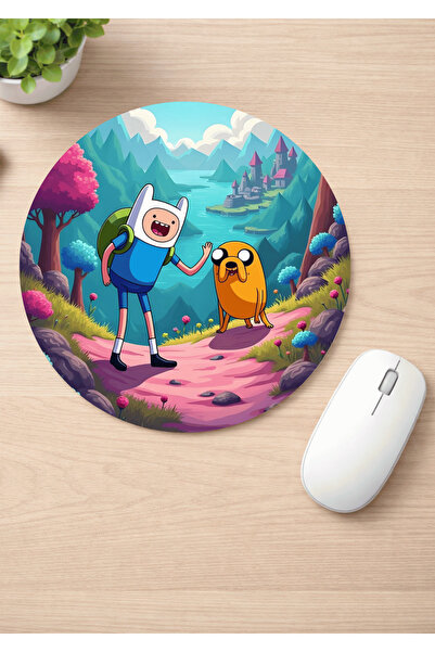 Eylül Design لوحة ماوس مريحة مضادة للانزلاق من Adventure Time مطبوع