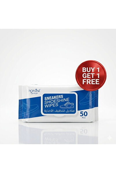 Norsina مناديل تنظيف الأحذية الرياضية 50 قطعة - منظف فوري للأحذية حذاء رياضي ...
