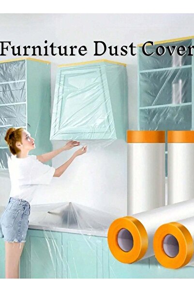 Generic Reusable furniture dust cover roll with adhesive tape