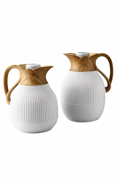 Urbanza 2 Piece Luxury Vacuum Flask Thermos Set Hot & Cold Coffee Tea Insulat...