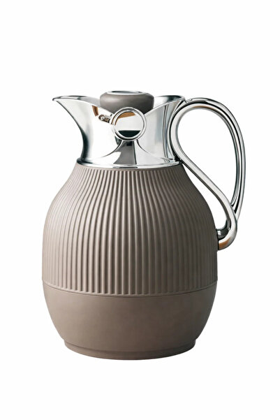 Urbanza Luxury Taupe Vacuum Insulated Thermal Carafe Jug Coffee Tea Thermos L...