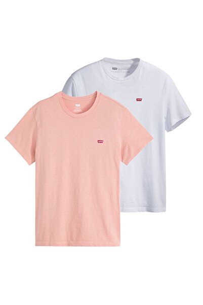 Levi's Herren T-Shirt 2er Pack - "Original Housemark Tee", Rundhals, Baumwolle