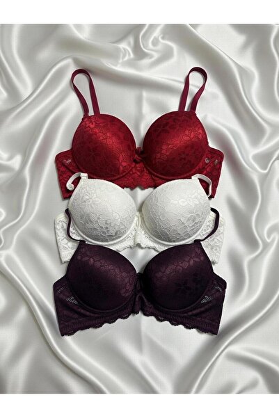 Gold Night Sutien moale căptușit Push Up, cu susținere, pentru femei, pachet ...