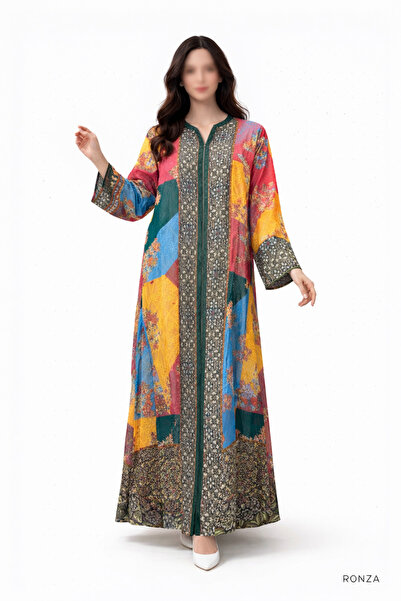 RONZA Women's jalabiya, enchanting colors