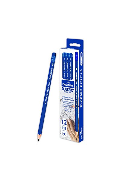 Dolphin 9604 HB Graphite Pencil with Eraser, Break-Resistant For School & Off...