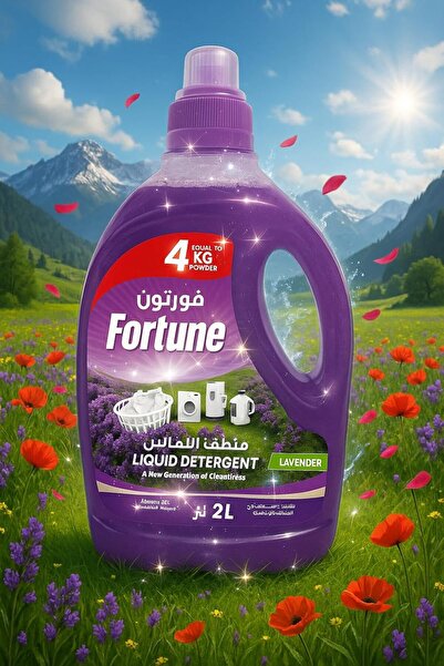 Fortune Laundry Detergent Liquid Power Gel 2Litre Orignal