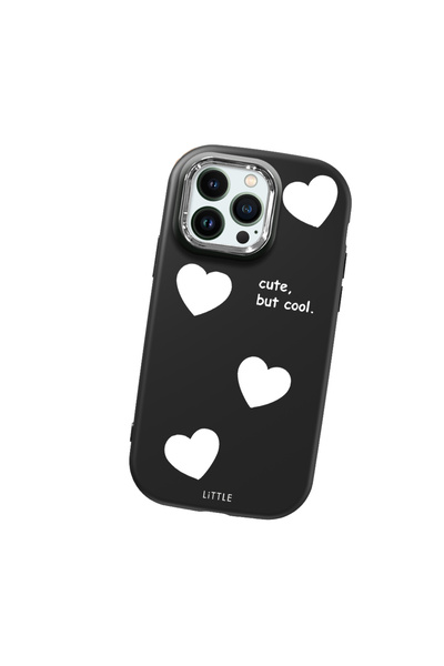 Hontinga حافظة هاتف من السيليكون الناعم باللون الأسود متوافقة مع كاميرا آيفون...