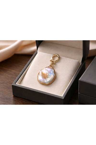 LUMİAAURA ALTIN KAPLAMA AÇILABİLİR KLİPSLİ BAROK İNCİ CHARM
