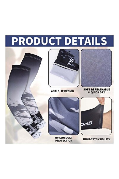 Generic 4 أزواج من أكمام الذراع وقاية من الشمس فوق البنفسجية، للرجال والنساء،...