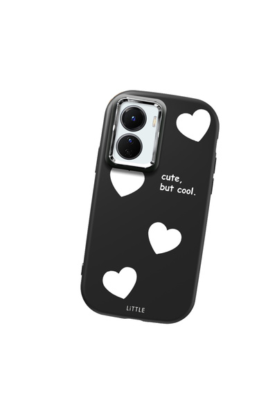 Hontinga حافظة هاتف من السيليكون الناعم باللون الأسود متوافقة مع كاميرا Vivo ...