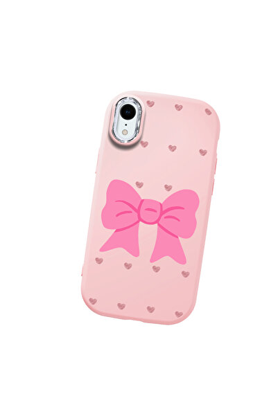 Hontinga iPhone Xr Compatible Camera Protected Pink Soft Silicone Phone Case ...