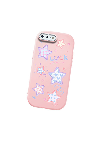 Hontinga حافظة هاتف من السيليكون الناعم باللون الوردي متوافقة مع هاتف iPhone ...