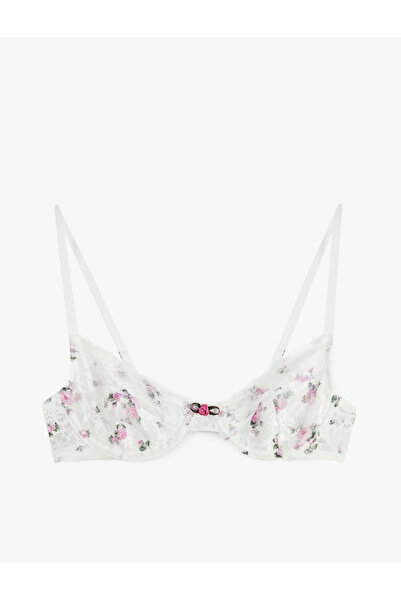 Koton Burgundy Women Polyester Bra