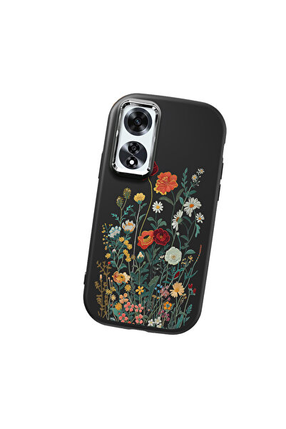 Hontinga Oppo A60 Compatible Camera Protected Black Soft Silicone Phone Case ...