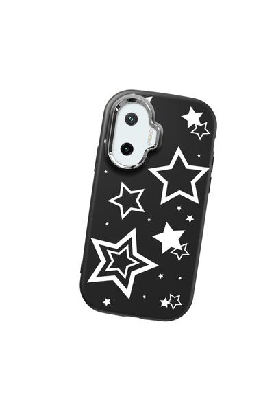 Hontinga حافظة هاتف من السيليكون الناعم باللون الأسود متوافقة مع كاميرا Poco ...