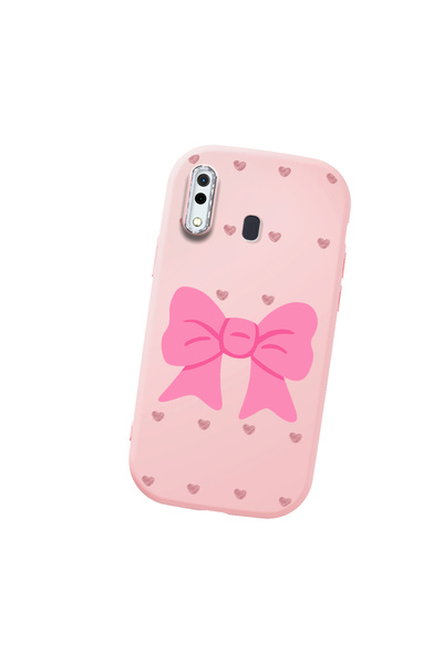 Hontinga حافظة هاتف سامسونج جالاكسي A20 متوافقة مع الكاميرا، مصنوعة من السيلي...