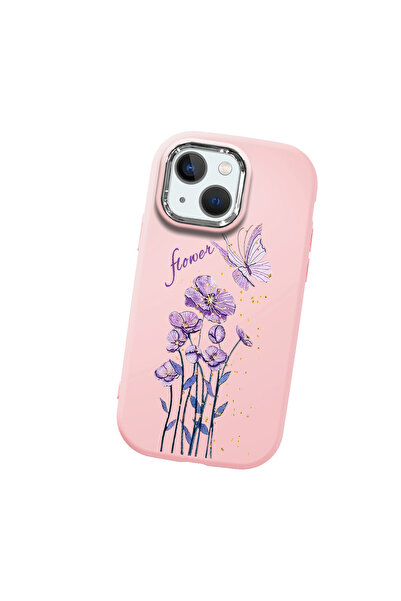 Hontinga حافظة هاتف من السيليكون الناعم باللون الوردي متوافقة مع هاتف iPhone ...