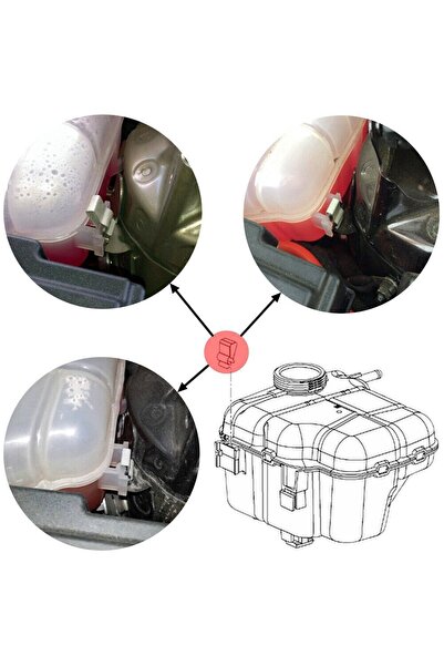 GM Chevrolet / Cruze Yedek Su Depo Klipsi Orjinal