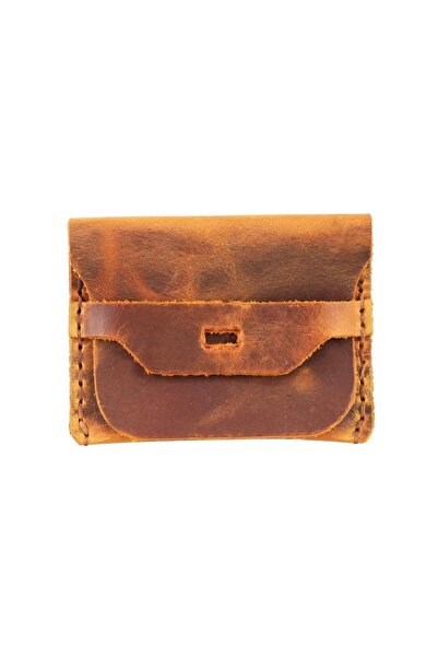 Dopar Crazy جلد حامل بطاقات – مصنوع من الجلد الطبيعي المدهون بالزيت جلد، ذو م...