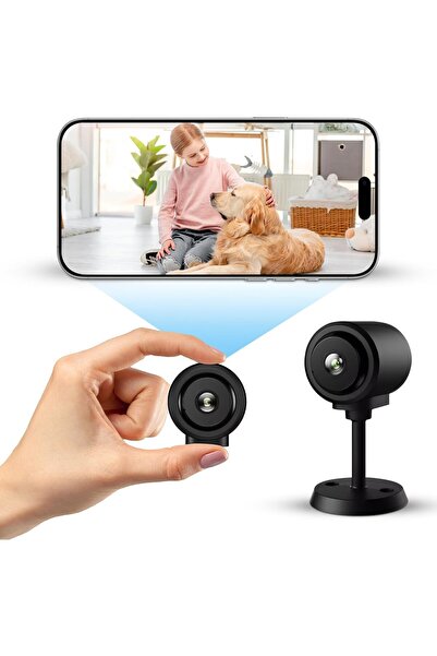 WİAMi Cameră video mini Wimini Vision, detecție mișcare, rezoluție 1080p, neg...