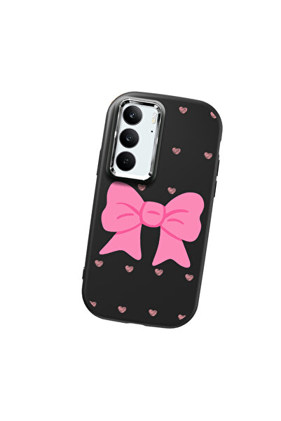 Hontinga حافظة هاتف من السيليكون الناعم باللون الأسود متوافقة مع كاميرا Realm...