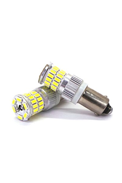 motoLEDy 2 buc Bec cu LED-uri BA9S 12-24V CANBUS alb puternic
