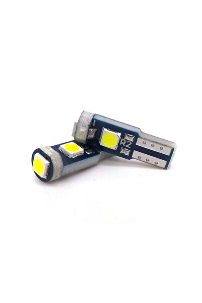 motoLEDy 10 buc T5 becuri LED W1.2W 12V 100lm
