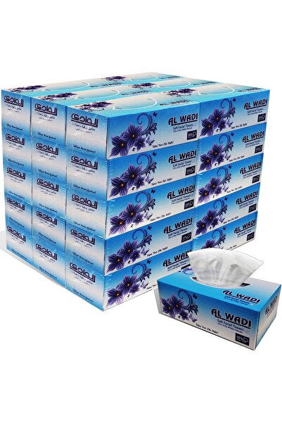 lotus alwadi 30 Boxes/Packs Soft Facial Tissue, 170 Sheets 2 Ply, 5100 Tissues Total