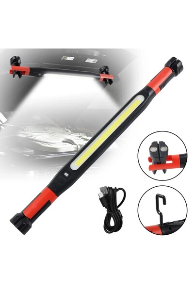 Diğerampul Gold Silver GS-2080 40W 4000 Lümen Mıknatıslı Şarjlı LED Çalışma v...