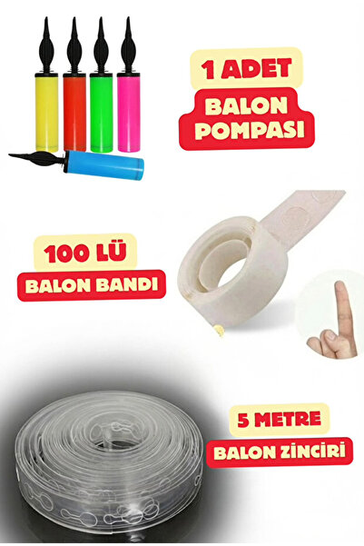 Parti Zamanı Balon Zinciri Kurulum Seti Balon Süsleme Aparatları Doğum Günü B...