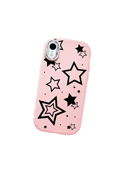 Hontinga iPhone Xr Compatible Camera Protected Pink Soft Silicone Phone Case ...