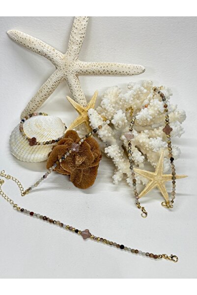 gemsartdeco Rhodonite, agate, and quartz dorika special design emotional bala...