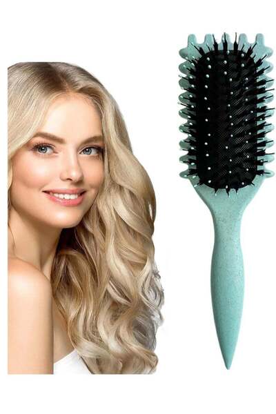 Generic فرشاة تحديد تجعيدات الشعر، فرشاة تجعيد الشعر، فرشاة نفخ الشعر