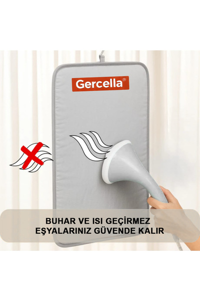 GERCELLA BUHARLI DİKEY 360°C DÖNEBİLEN ASKILI ÜTÜ PEDİ MATI ISI GEÇİRMEZ ( ÜTÜ MASASI KILIFI)