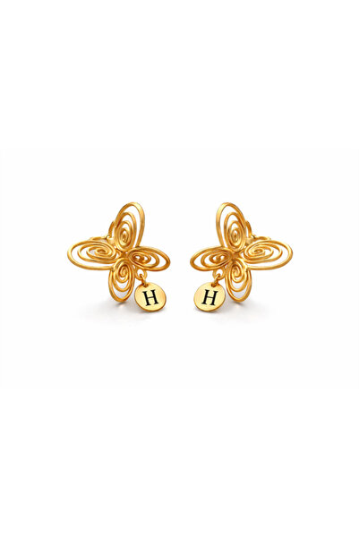 Venus Design Füsun - Lettered Butterfly Earrings